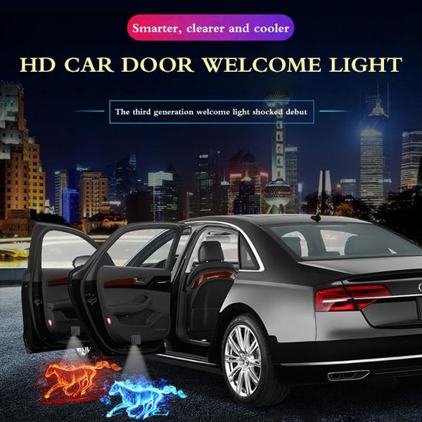 

door welcome lamp car door welcome light infrared carbon fiber pattern carbon fiber pattern automatic car accessories