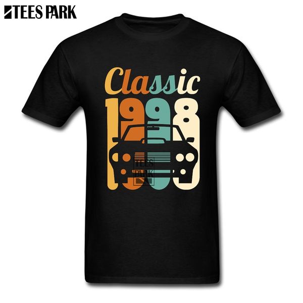

men 2020 clothing vintage 1998 birthday 20th birthday gift 20 years old cool t shirts design short sleeve t-shirt high quality