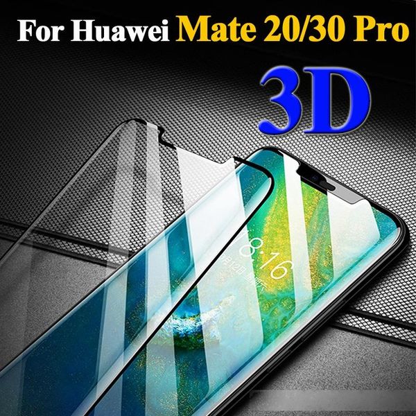 

3d curved glass screen protector for huawei mate 30 30pro mate 20 20pro hd clear full cover tempered glass for huawei