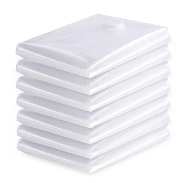 

compression bag clothes quilt blankets pillows storage bag vacuum storage compression bag fully transparent and milky white 70cm*50cm