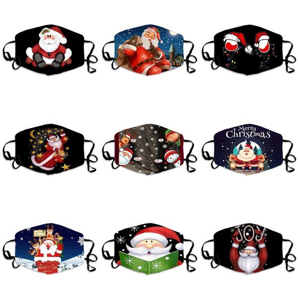 

face masks earloop facial masks supplies dustproof print mask universal for men and women#474, Black