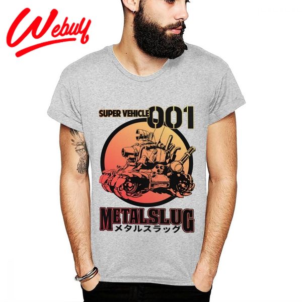 

man crewneck videogames metal slug tank tee shirt for man leisure plus size crewneck t-shirt