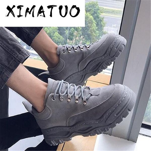 

2020new spring and autumn retro trend low shoes students wild korean version of comfortable wear non-slip men's shoes m015, Black