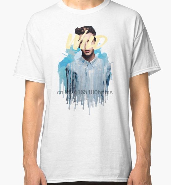 

troye sivan wild blue men's white tshirt tees clothing