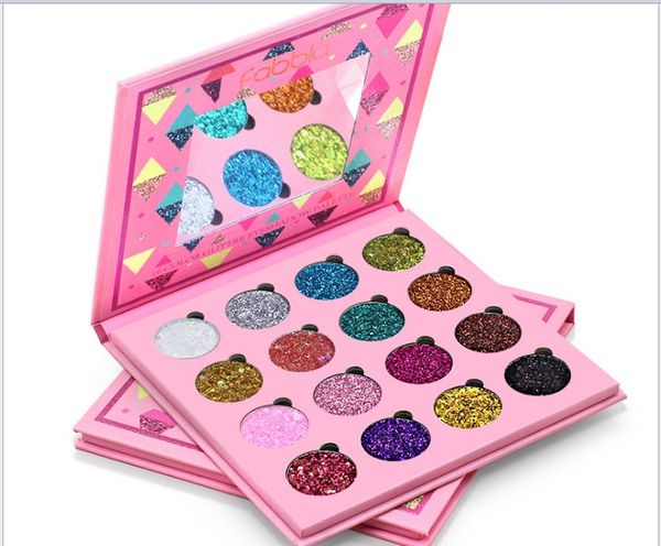 

wholesale make-up 16 color diamond star glitter eye shadow tray children's sparkling eye makeup latin stage show glitter eye shadow