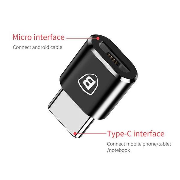 

ellphones & telecommunications baseus otg adapter usb type c male to micro usb female converter fast charge data transfer adapter for mac...