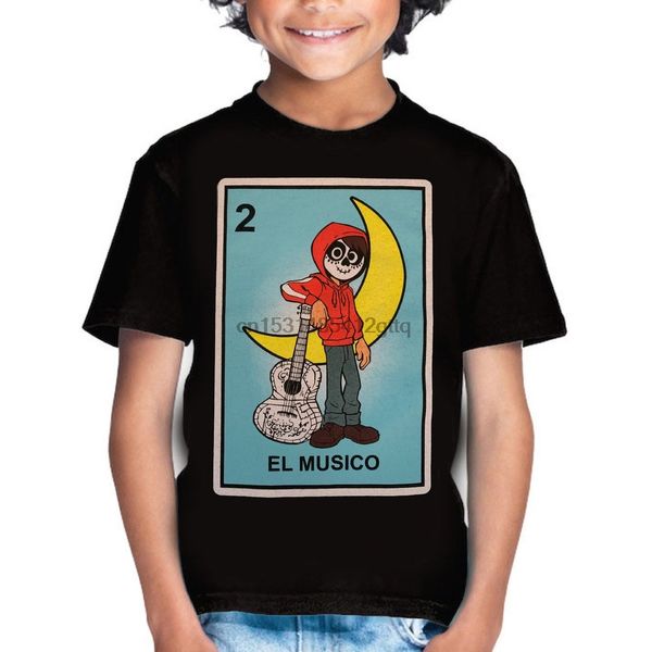 

mexican theme kids loteria shirt el musico
