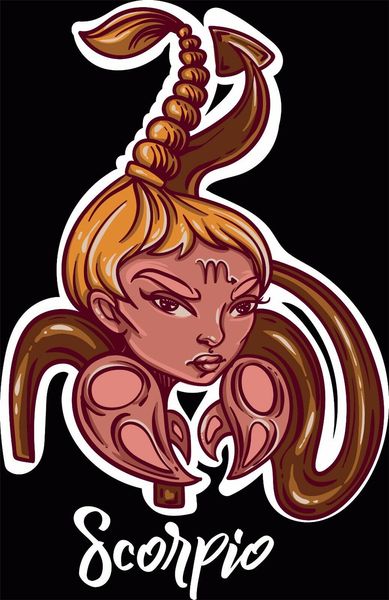 

black or white tee scorpio girl custom graphic tees tee shirt