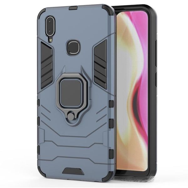

luxury magnetic finger ringhard armor phone case for vivo y91 y95 u1 case finger ring kickstand bracket cover case