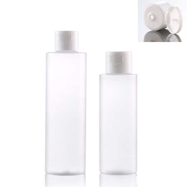 

frosted plastic cosmetic bottles containers 100ml 200ml lotion toner essence transparent bottle packing bottles makeup storage jars 0207pack