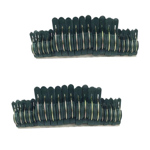 

40pcs plant support clips small + large reusable garden plant clips