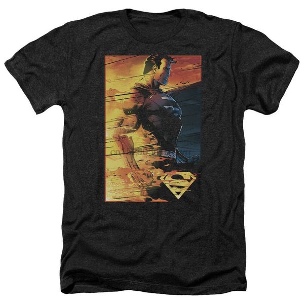 

superman fireproof licensed heather t-shirt all sizes