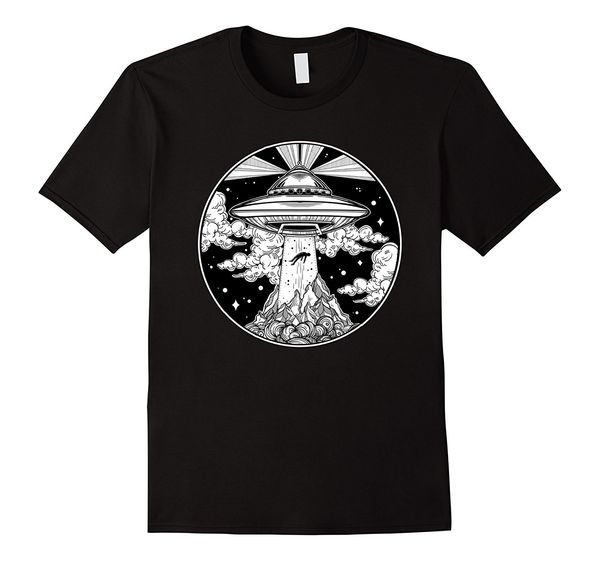 

2019 fashion alien space tattoo tshirt - ufo 51 area roswell believe tee tee shirt
