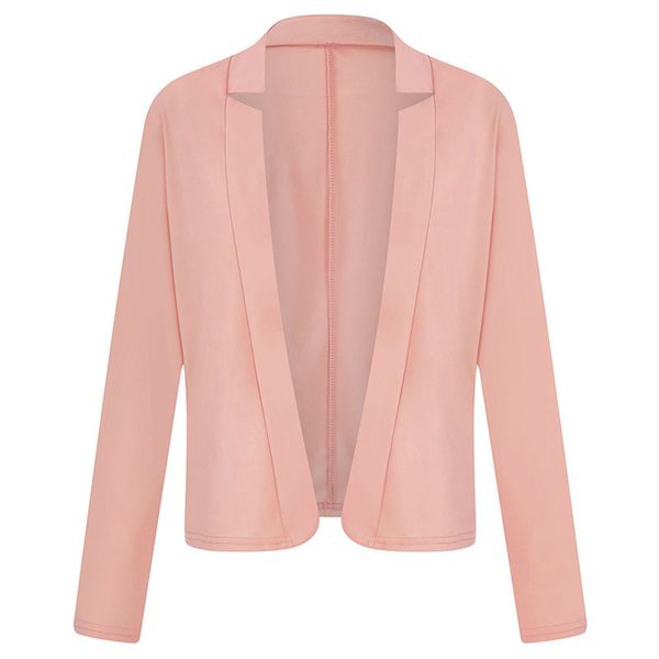 

women's suits & blazers summer fashion long sleeve thin blazer jacket women solid color small suit office lady loose lon cardigans coat, White;black