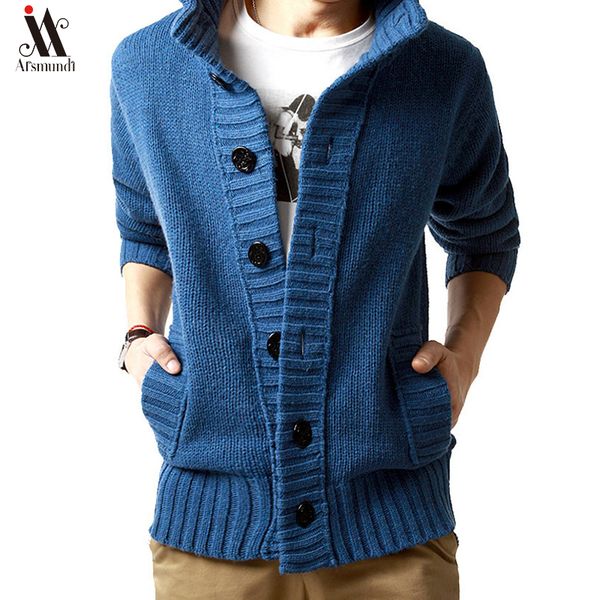 

2020new thick new fashion brand sweater for mens cardigan slim fit jumpers knitwear warm autumn korean style casual clothing men, White;black