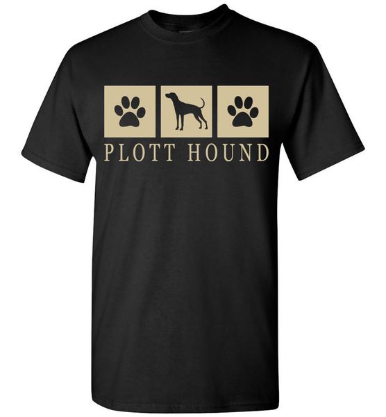 

2019 new brand clothing custom special print men plott hound silhouette t-shirt - mens, womens, personalized t shirts