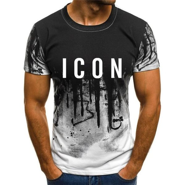 

brand icon print with icon 3d print shirts plus size aesthetic oversized men clothing