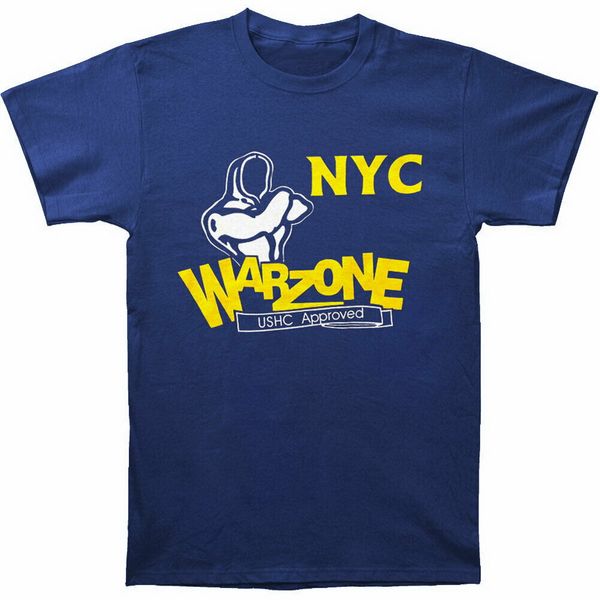 

warzone men's old to new school t-shirt blue present casual tee shirt