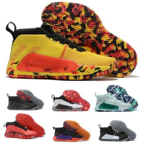 

basketball shoes sneakers 2020 d lillard dame 5 mens 5s grey dyed rip city signature high qaulity des chaussures trainers shoes