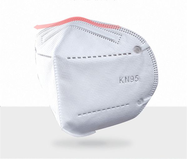 

KN95 five-layer melt blown cloth anti-droplet breathable protective mask anti-fog and dust-proof disposable folding mask