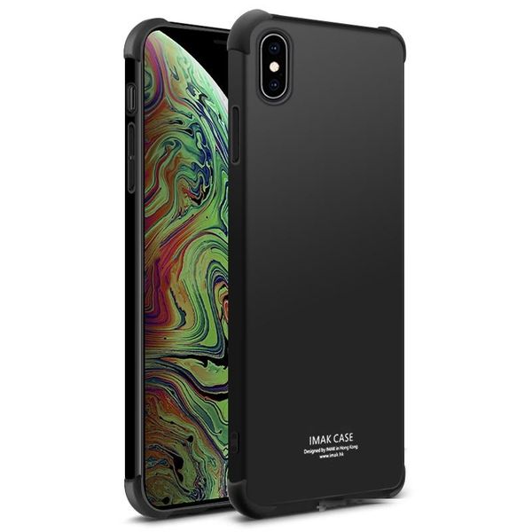 

wholesale rubber tpu silicone shockproof back cover for iphone xs max anti-knock phone case for iphone 6.5 with screen protector
