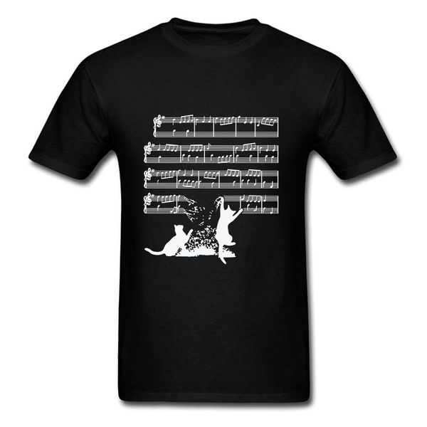 

art design cat t shirts cheerful note symphony game of thrones obsessive cat funny tshirts men's fashion print tees cotton