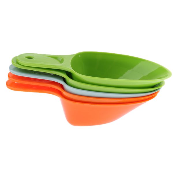 

5pcs pet dog cat rabbit food scoop deep hand feeder litter dog poop scooper