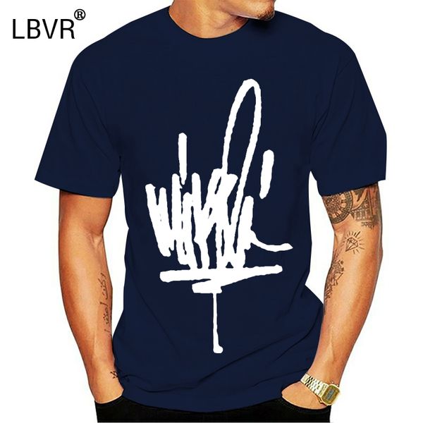 

mike shinoda mens disrupted slim fit t shirt black