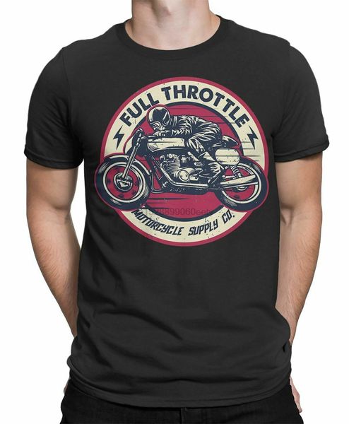

motorbiker full throttle mens t-shirt