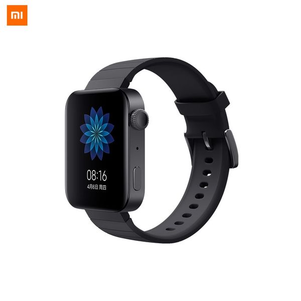 

2019 new xiaomi smart watch miui for watch xiaomi wear app bluetooth4.2 wifi pogo in charging heart rated activity tracked