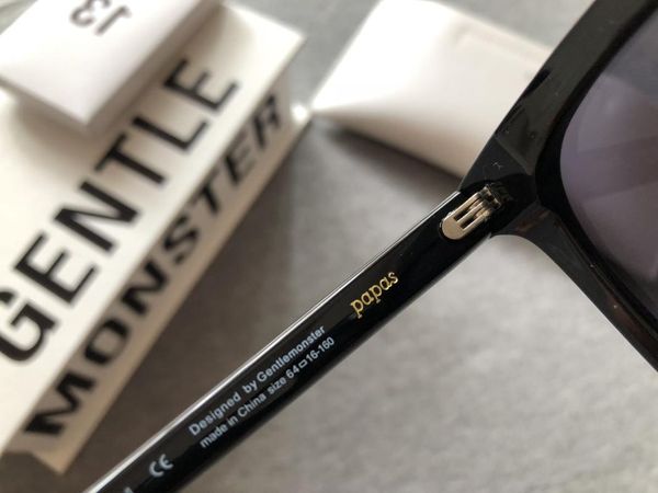 

sunglasses 2021 korea v brand women trendy gm men vintage gentle sun glasses star style original package papas1, White;black
