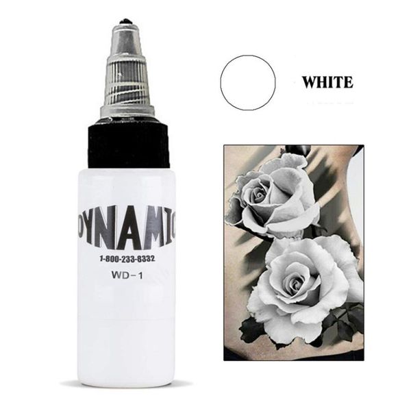 

dynamic wd-1 white tattoo ink body paint art pigment permanent makeup tattoo tool white ink