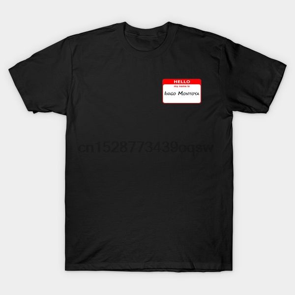 

мужчины тенниска hello my name is иниго монтойя red смешная t shirt (1) printed t-shirt тройники топ