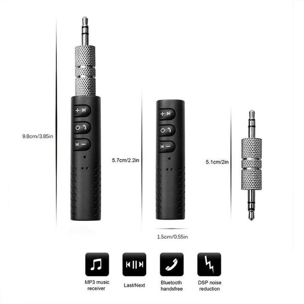 

mini lavalier wireless car kit handsmusic audio receiver adapter auto for speaker headphone car stereo