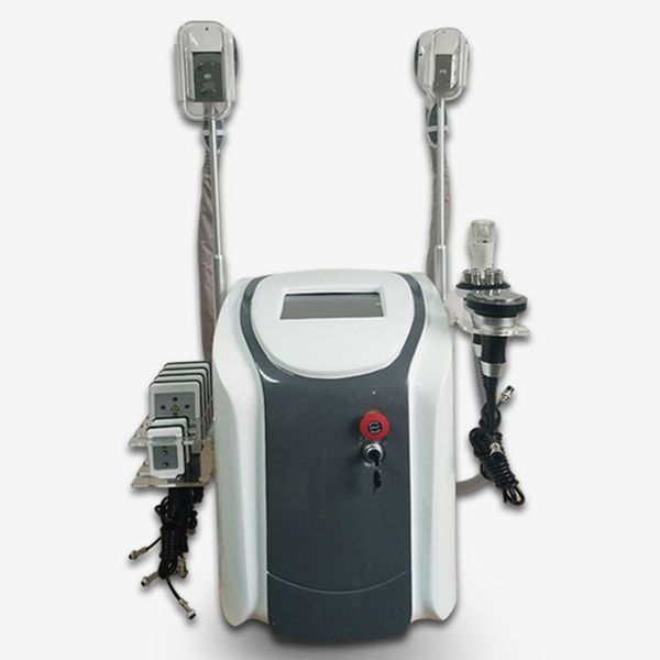 

5 in 1 cryolipolysis with 3 cryo handle+40k+rf+facial rf+6 pads lase cavitation double chin fat e slimming machines