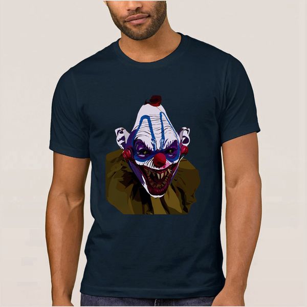 

убийца клоун футболка для мужчин o шеи письмо интересные t shirt лето camiseta рубашка плюс размер 3xl уморительные hip hop
