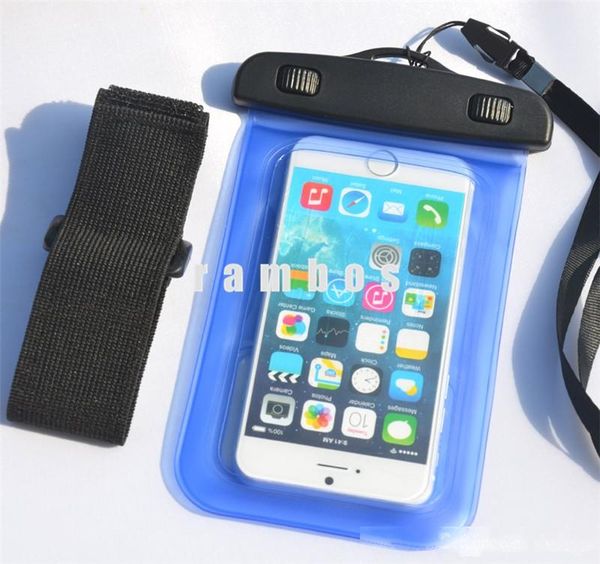 

universal waterproof case cover touch screen mobile phone bag pouch with neck strap for samsung galaxy on5 s3/s4/s5