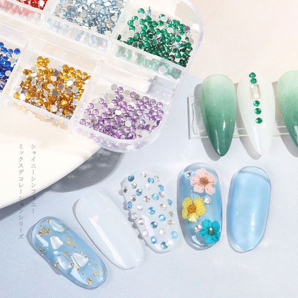 

multi-размера ab кристалл diamonds pearl 3d nail art украшения драгоценные камни для ногтей rhinestone украшения ногтей ювелирных изделий, Silver;gold