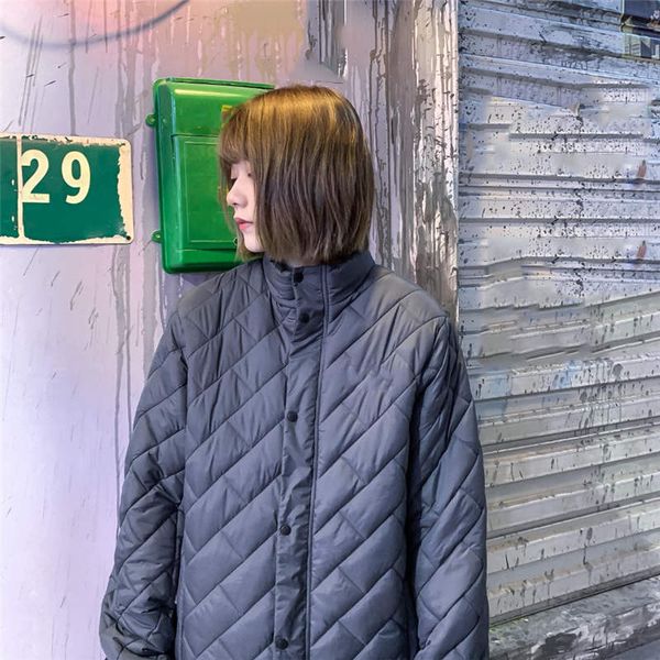 

new fashion men jacket casual sport streetwear mens womens jackets down warm quality jacket coat lattice m-3xl, Black;brown