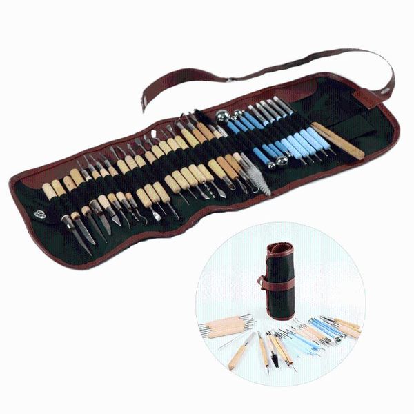 

creative pottery tools 23/32/30 piece set sculpture drawing embryo indentation point drill pen indentation stick diy