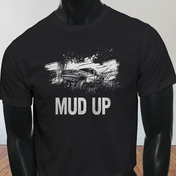 

mud up trucks offroad dirt bike 4x4 monster jeepbrand summer style men o-neck short-sleeved slim fit printed tee