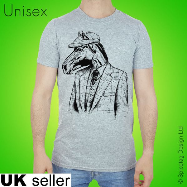 

2019 summer t shirt horse racing t-shirt hipster tshirt national races stallion tee winner bet t t shirt