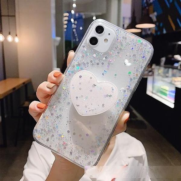 

fashion bling glitter case for iphone 11 pro max 11 pro 11 xs xr x xs max 6s 6 7 8 plus slim case with stand holder phone cases socket