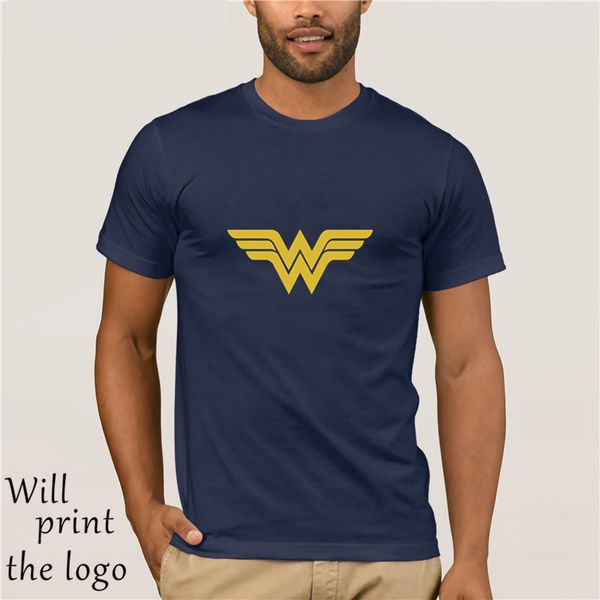 

wonder woman justice league logo men's t shirt