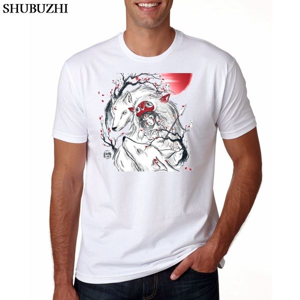 

cotton new arrivals men's studio ghibli t shirt male spirited away casual o-neck soft t-shirt mononoke men funny tshirt
