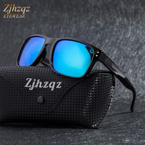 

zjhzqz new arrival men's sunglasses polarized coating mirror sun glasses outdoor sports male eyewear accessories for men/women, White;black
