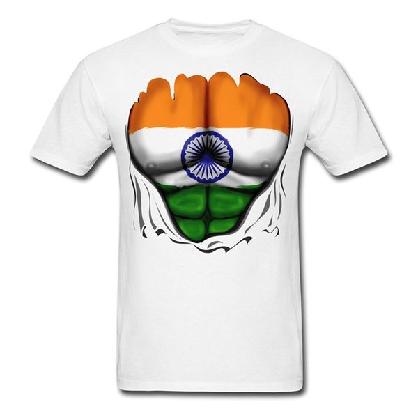 

india flag ripped muscles men's t-shirt t shirts casual brand clothing cotton men t shirt print cotton short sleeve t-shirt
