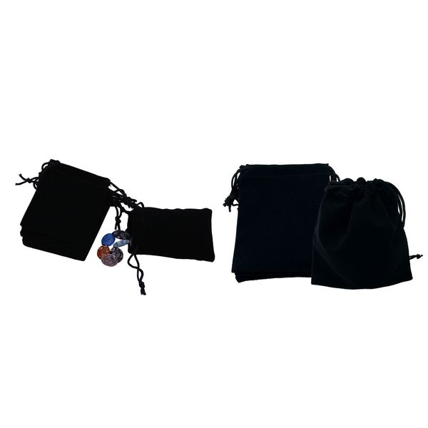 

pack of 100 velvet bags favor wedding pouches jewelry packaging gift bags