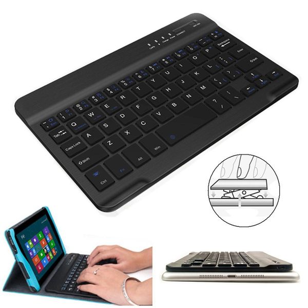 

59 keys mini wireless bluetooth rechargeable keyboard for ios android windows devices ergonomic keys tablet phone