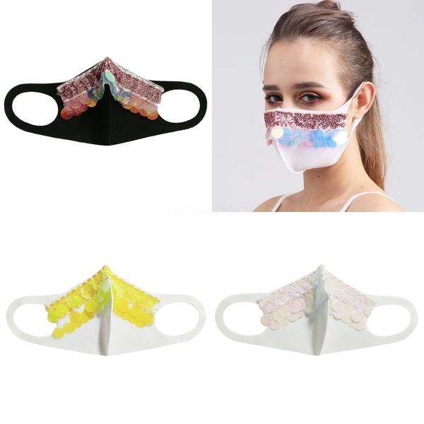 

блестки спящей маска блеск mermaid реверсивной магия пришивание eye mask маски party party благоприятных для домашней партии # 186, Black